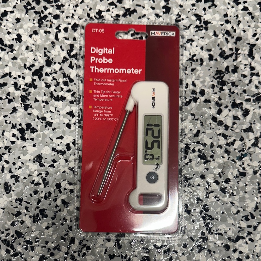Digital Probe Thermometer - White